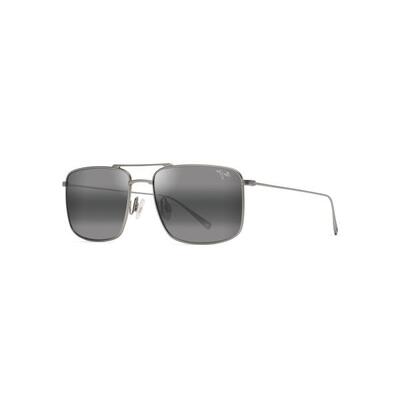 Occhiali da Sole Maui Jim Aeko Polarizzati in Titanio Uomo 56 mm