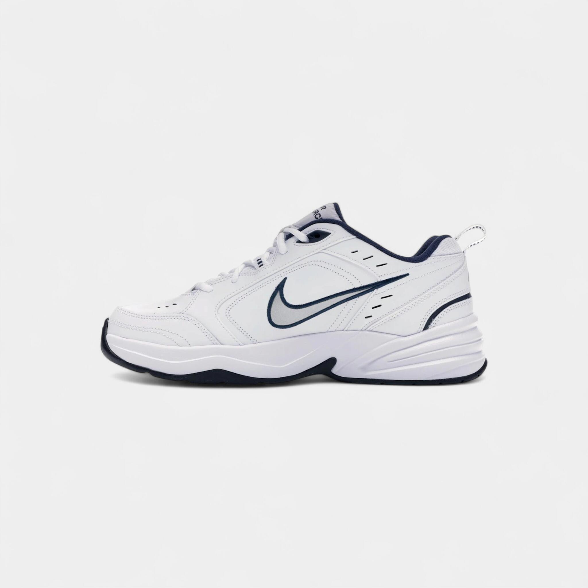 Nike Air Monarch IV White Navy 4/4