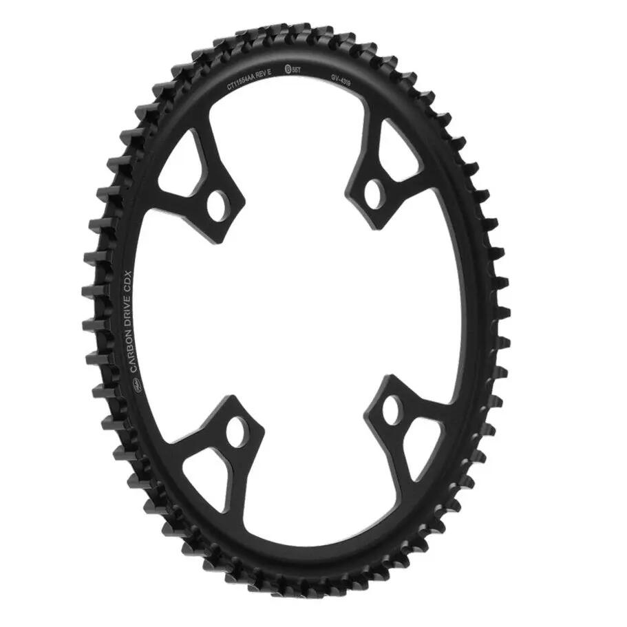 Gates Carbon Drive CDX Front Sprocket, 55T, 4-Bolt BCD 104