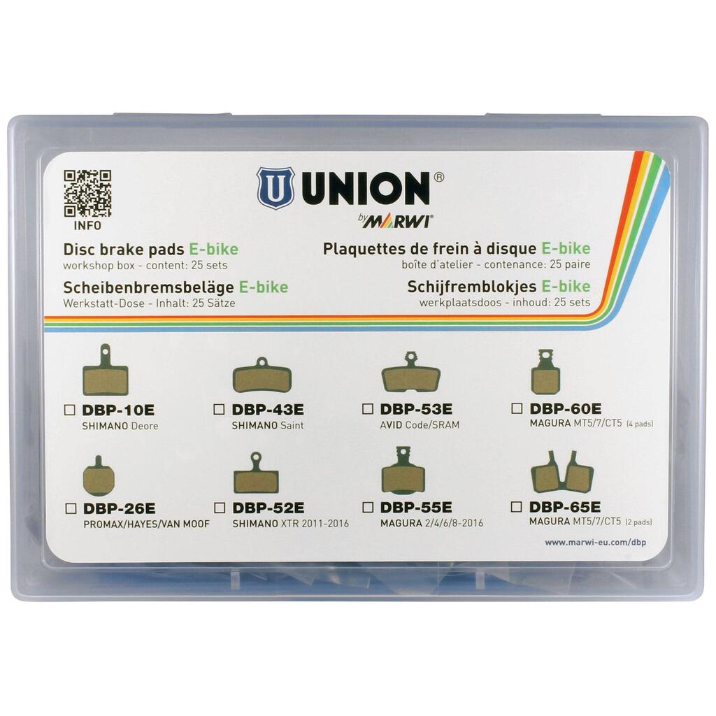 Marwi Union DBP-26E e-bike disc brake pads (Kevlar, 25 pr)