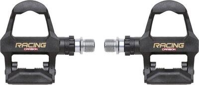 10865 clipless pedaal voor weg en tijdrit, zwart