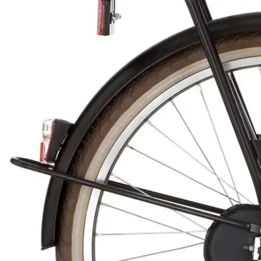 Cortina U4 Transport Mini Rear Mudguard — Jet Black Matt, 24inch (1050x58mm).