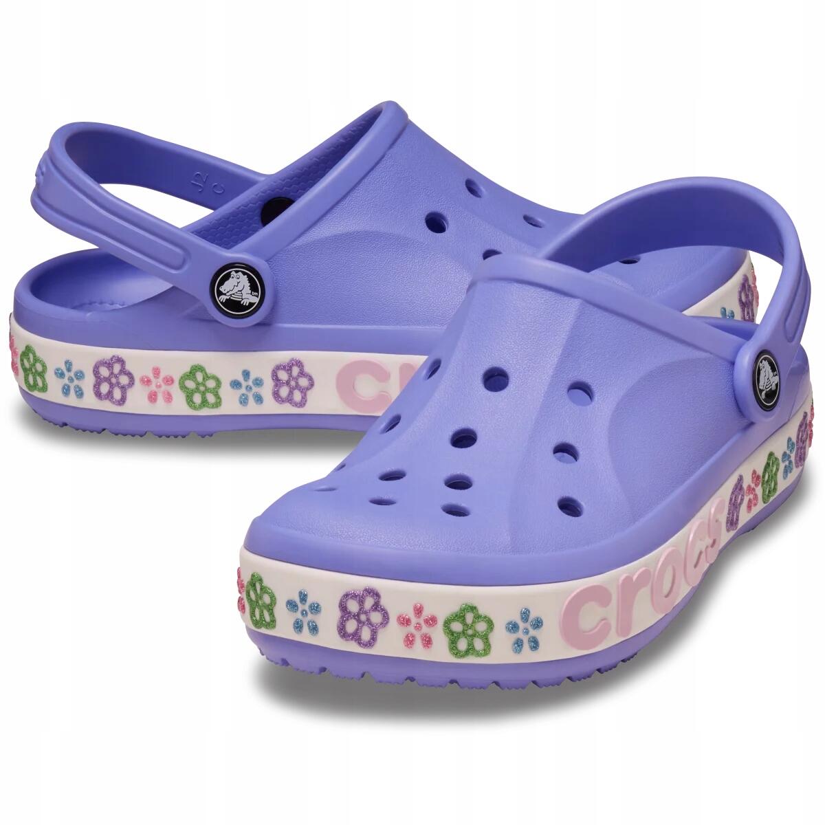 Chodaki Dla Dzieci Crocs Bayaband Flower Band Clog 2/6