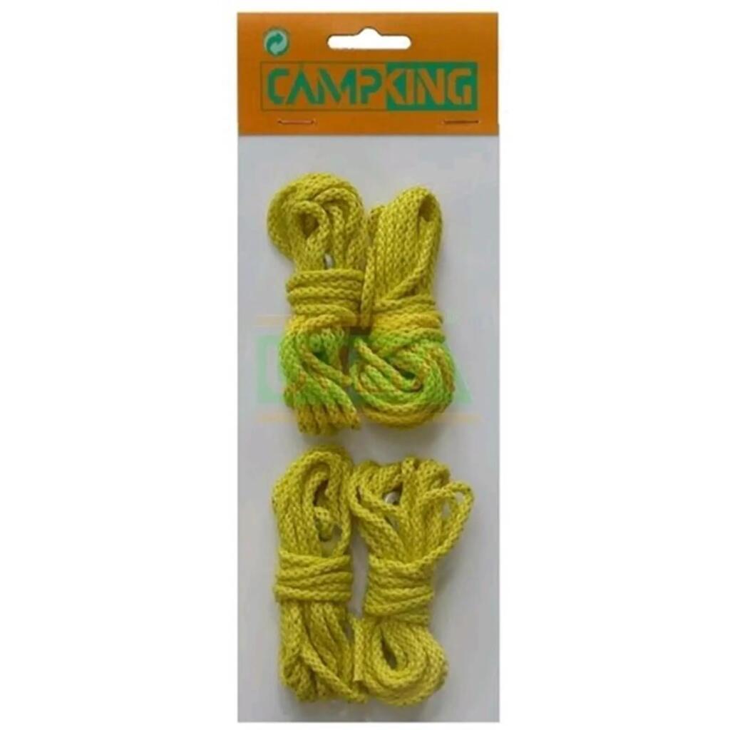 CampKing fluoro nylon guy lines 4 m pack of 4