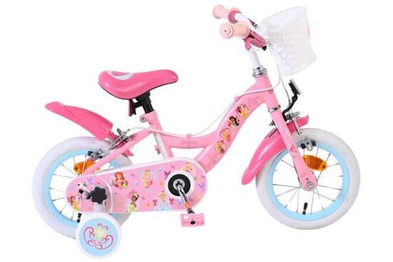 Disney Prinzessin kinderfiets 12 inch - meisjes - roze - twee handremmen