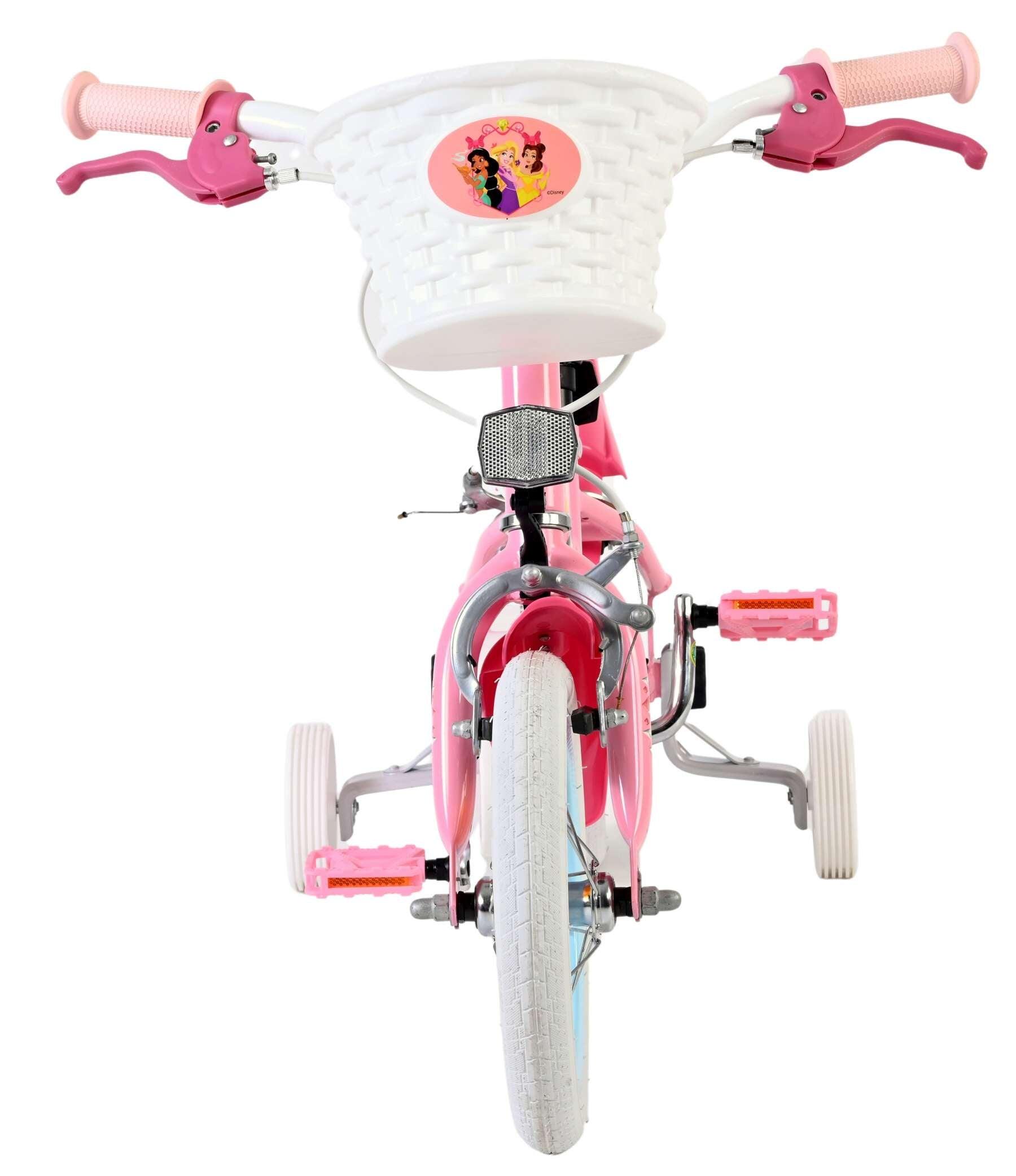 Bicicletta bambini Disney Princess 12" rosa - freni a mano doppi 6/7