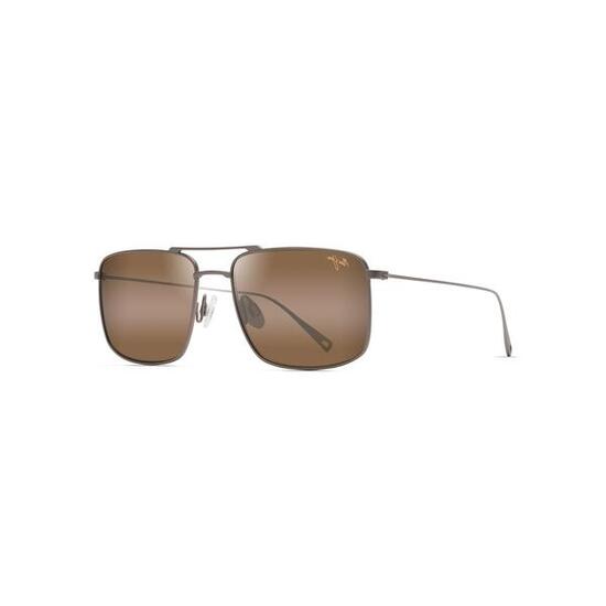 Occhiali da Sole Maui Jim Aeko Polarizzati in Titanio Uomo 56 mm