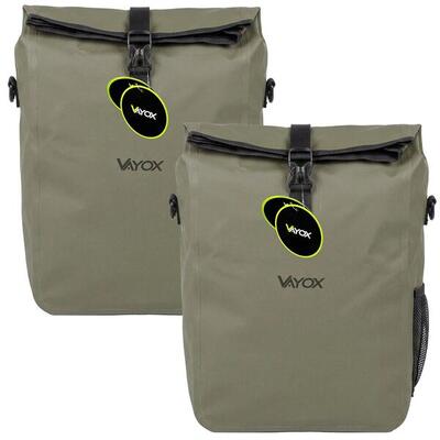 Set di 2 borse per bicicletta da portapacchi VAYOX VA0444 laterale 25L