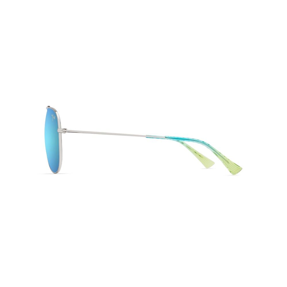 Óculos de Sol Maui Jim Hauoli Xl Polarizados em Metal Unissexo 62 mm 3/3