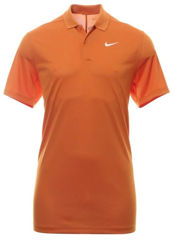 Polo de golf Nike Dri-Fit Victory pour homme, orange 1/2