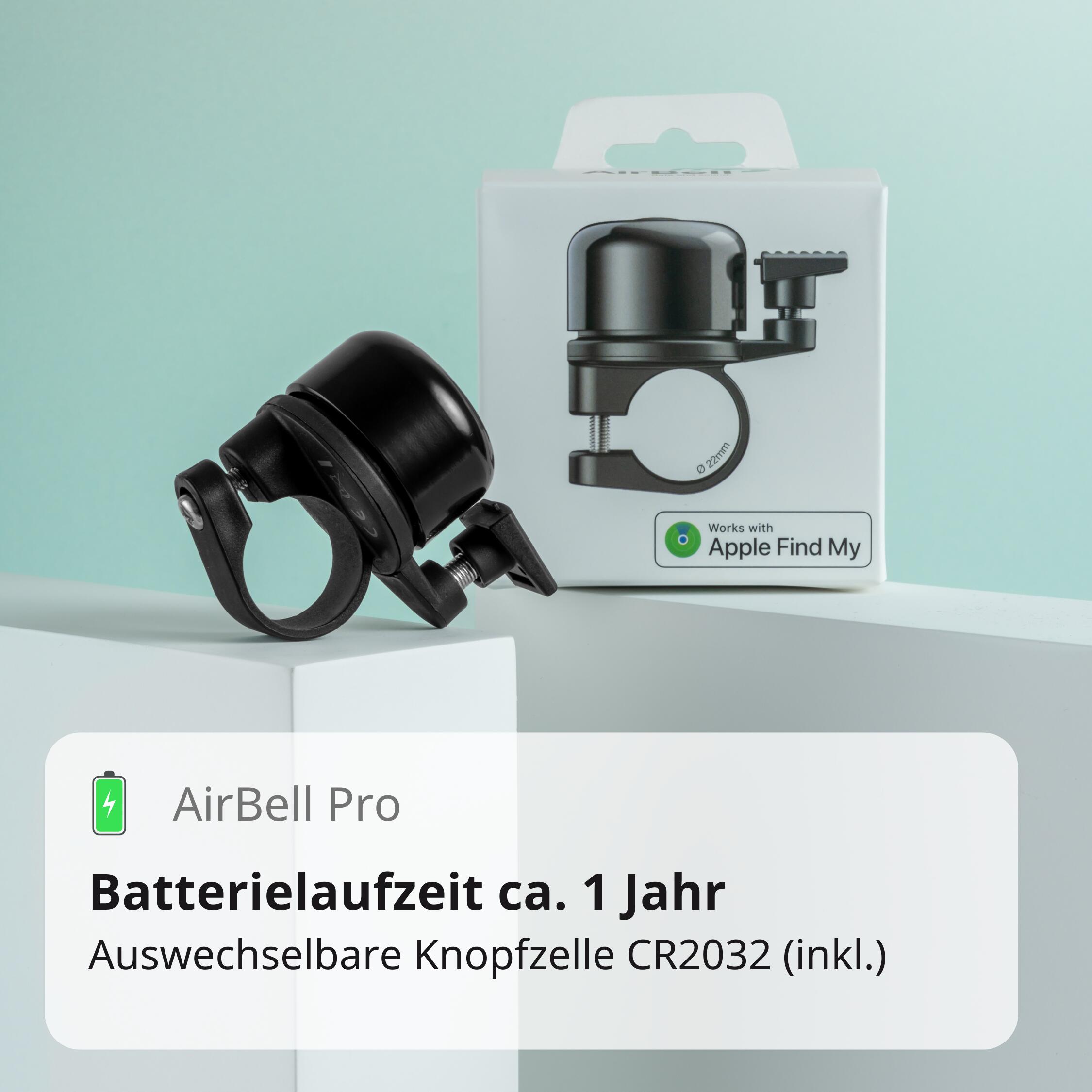 Smarte Fahrradklingel mit Apple Find My - 22.2 mm 3/6