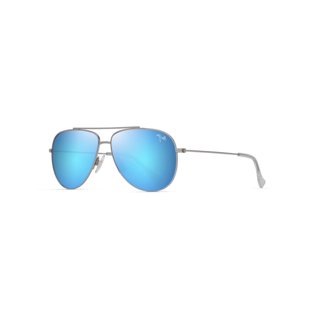 Sunglasses Maui Jim Hauoli Xs Polarized Metal Unisex 56 mm