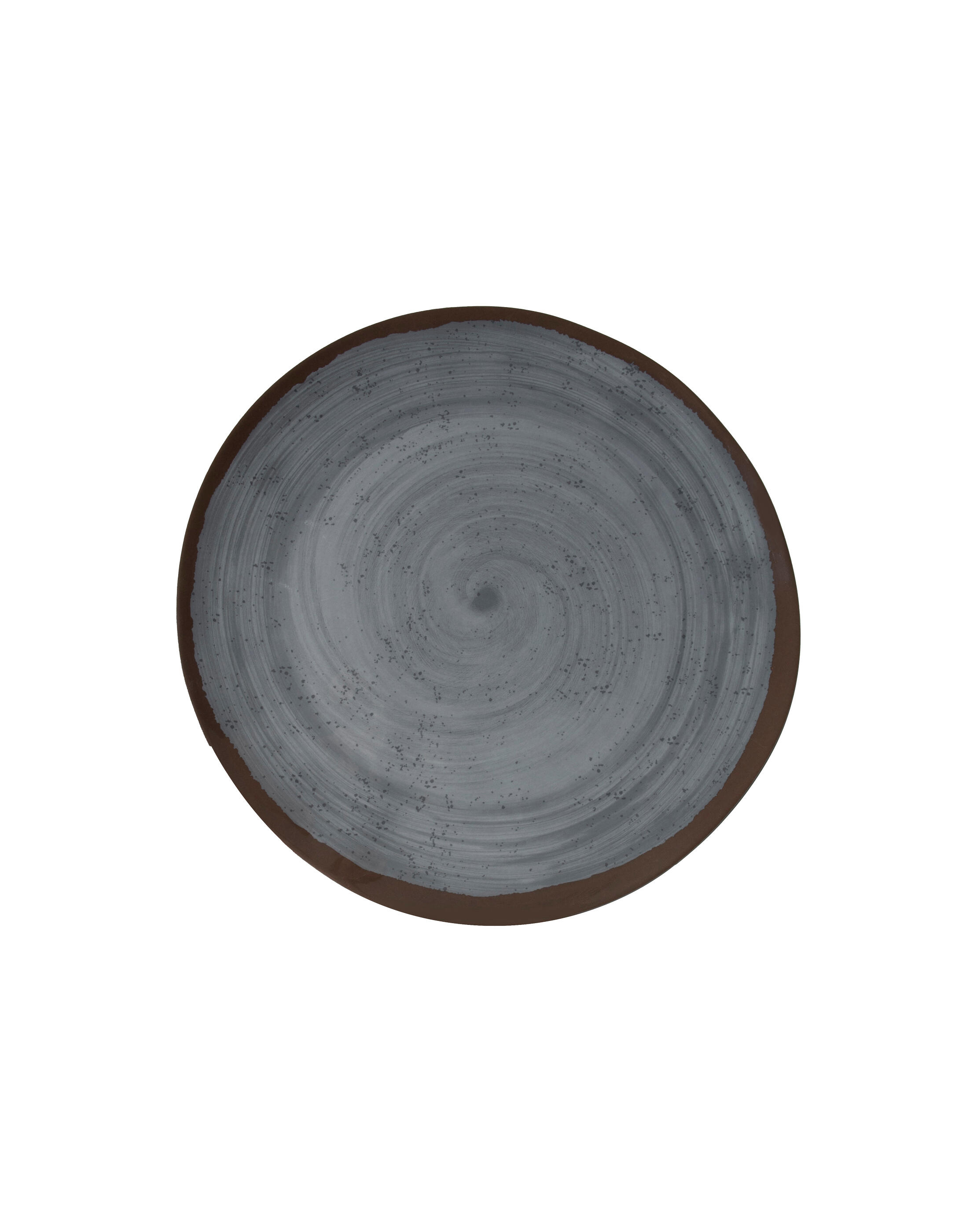 Assiette plate - Halo - Mélamine - 4 Pièces - Gris 2/4