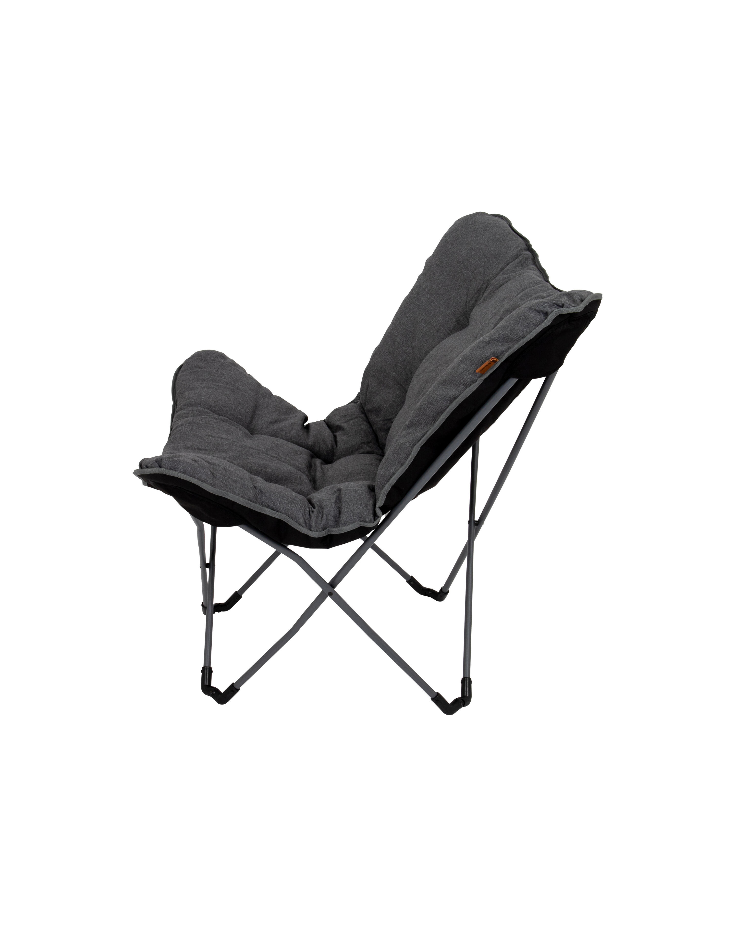 Bo-Camp - Urban Outdoor - Schmetterlingsstuhl - Redbrigde - L - Stahl - Grau 3/7