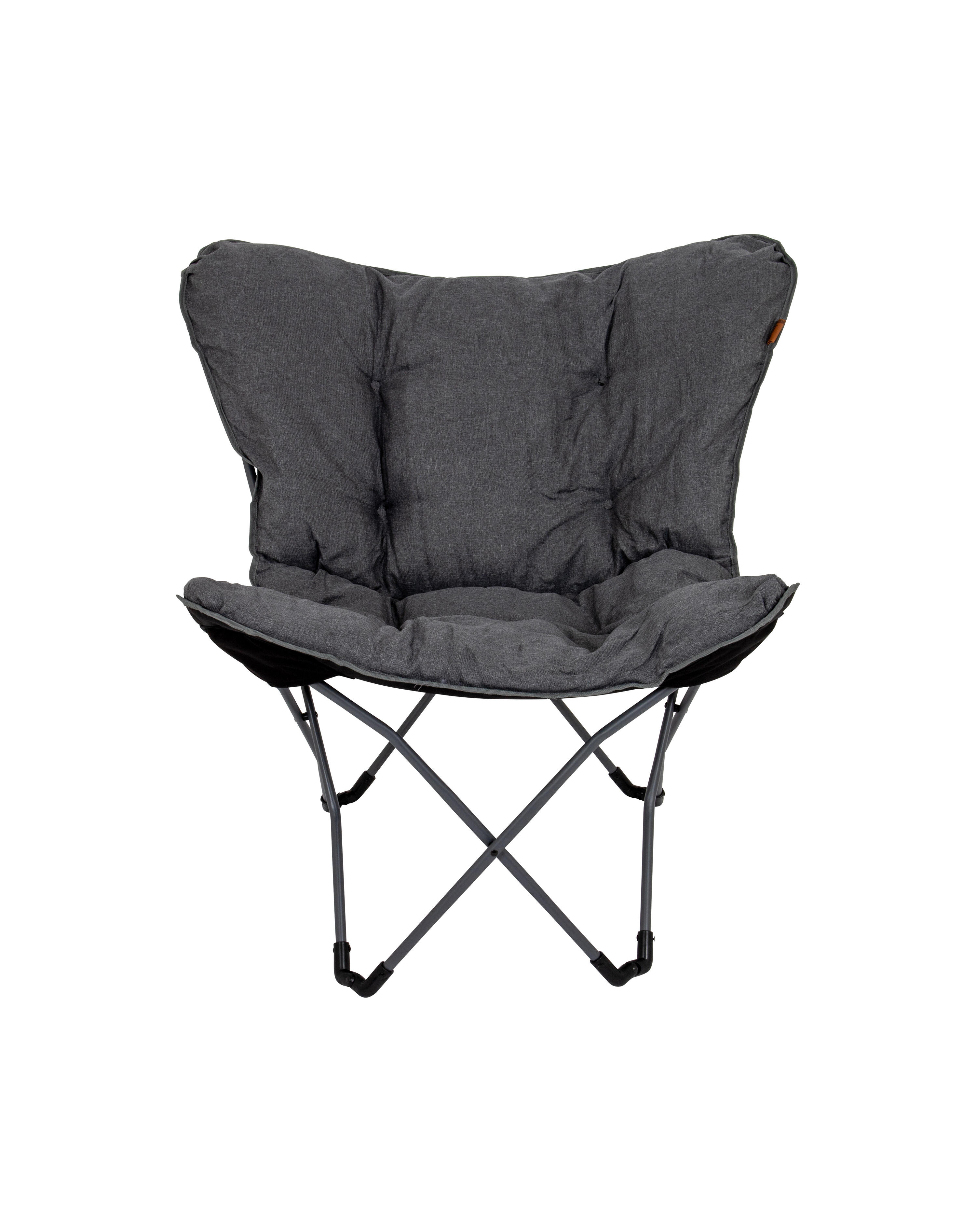 Bo-Camp - Urban Outdoor - Schmetterlingsstuhl - Redbrigde - L - Stahl - Grau 2/7
