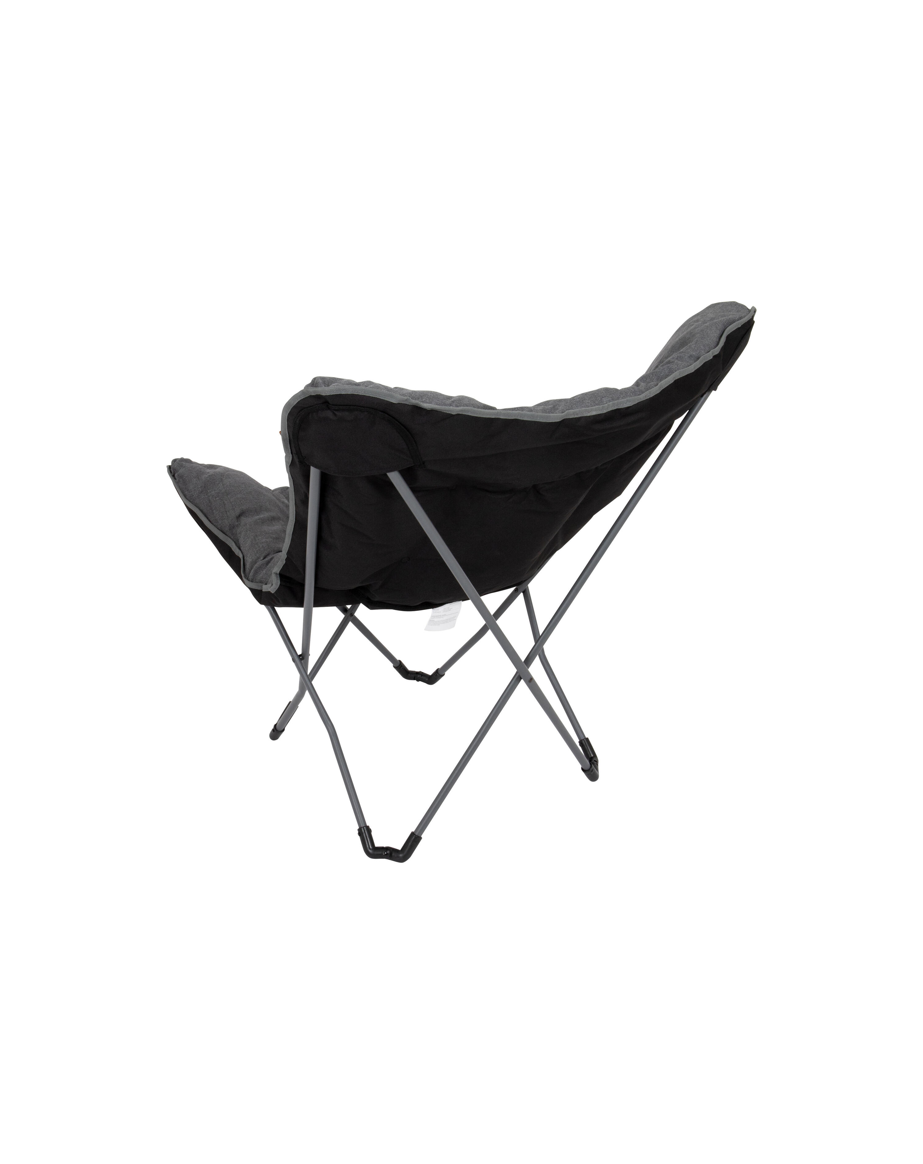 Bo-Camp - Urban Outdoor - Schmetterlingsstuhl - Redbrigde - L - Stahl - Grau 4/7