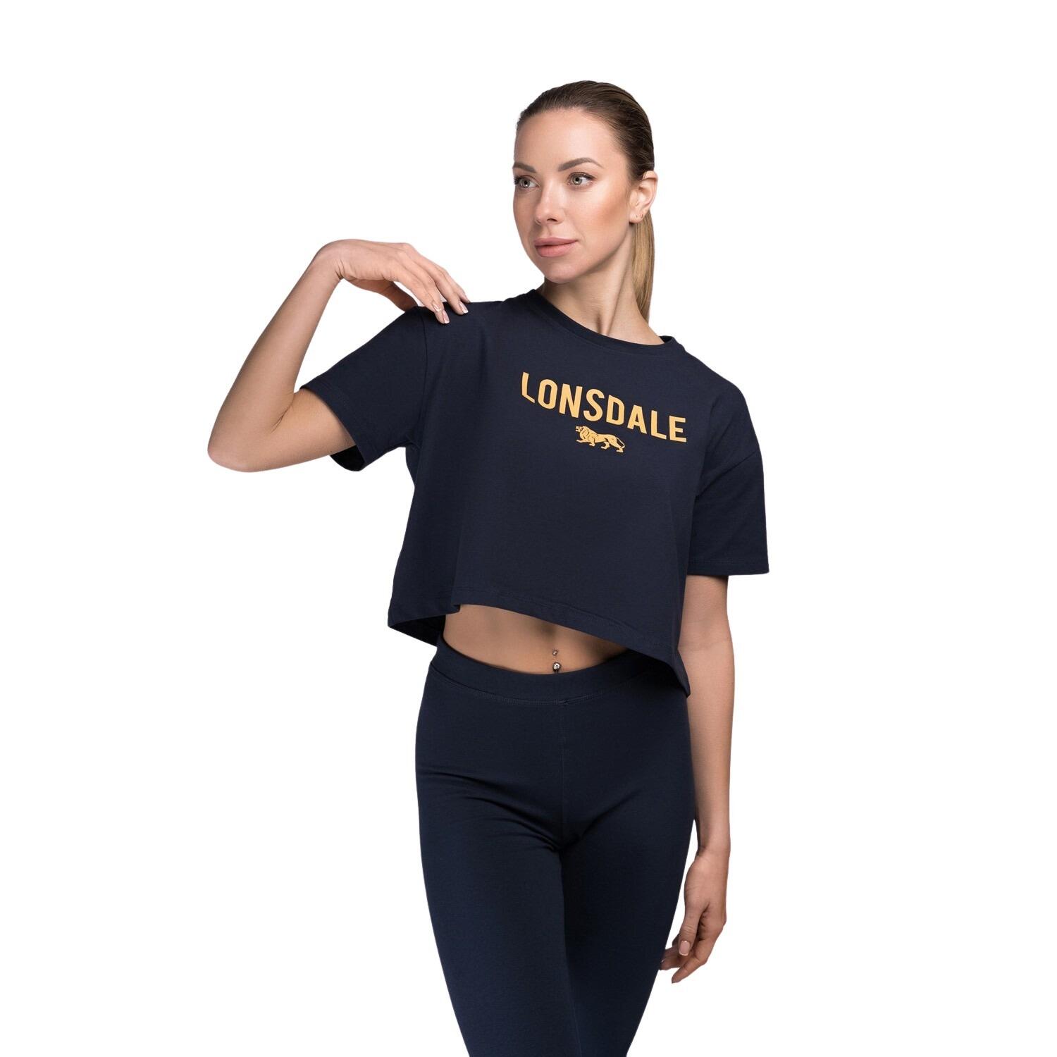 T-shirt cropped oversize femme Lonsdale Moira 2/6
