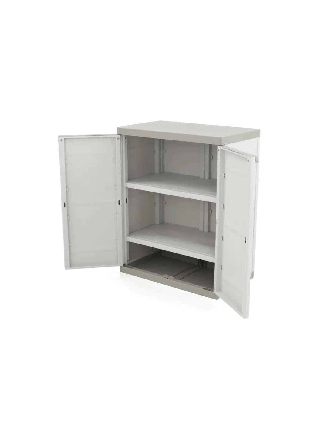 Armario Medio de Resina | 2 Estantes Reg JARDIN202 Beige 2/5