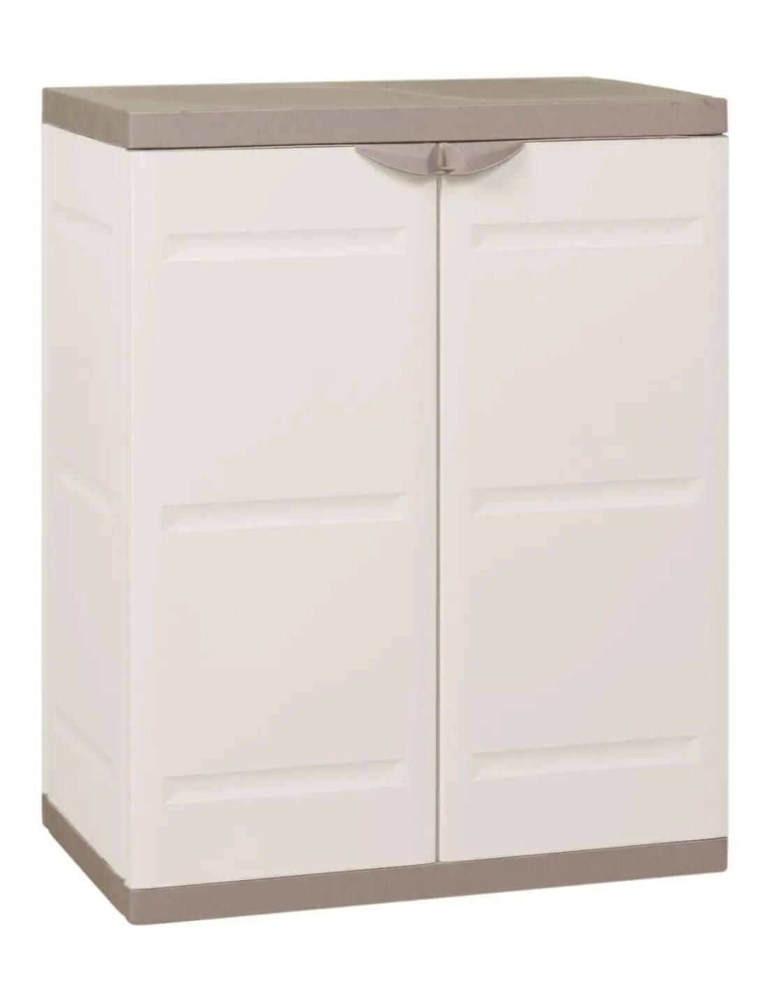 Armario Medio de Resina | 2 Estantes Reg JARDIN202 Beige 5/5