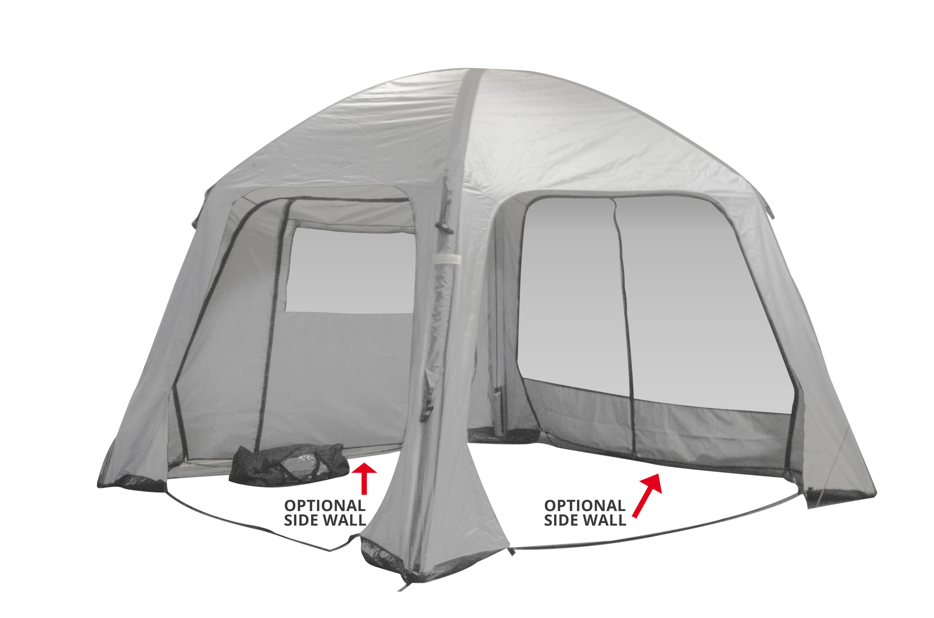 Air Gazebo - Paroi latérale - Gonflable - Polyester - Avec porte et fenêtre 4/4