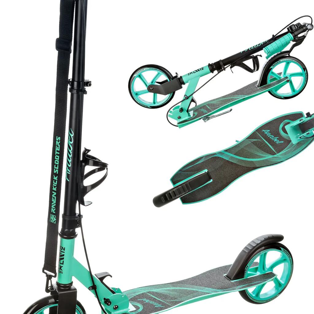 Сгъваема тротинетка Raven Anabel Black/Mint 200mm съспирачка