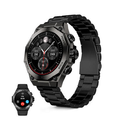 Zegarek Ksix Smartwatch Titanowy Czarny