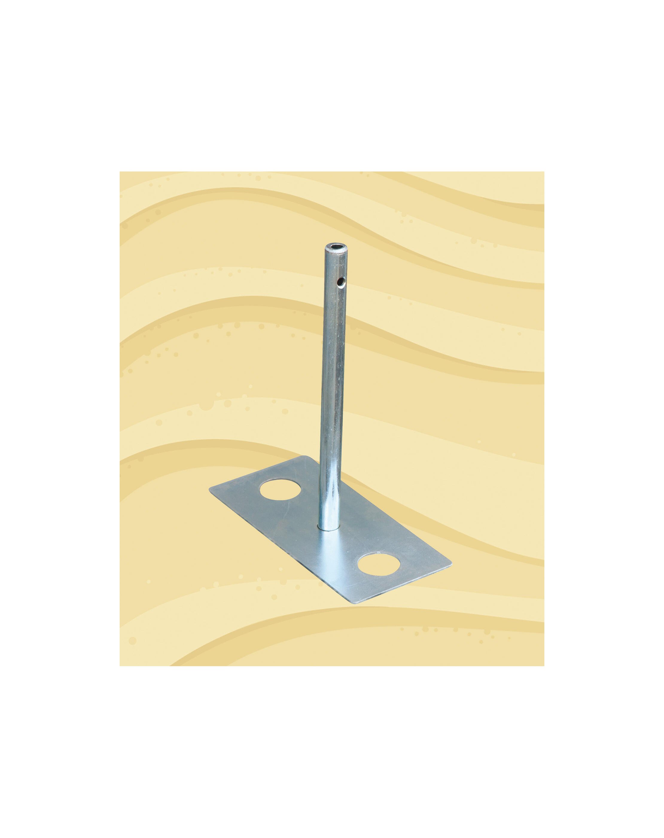 Set di 4 picchetti sabbia per spiaggia Paravento piastra ancoraggio al suolo 2/7
