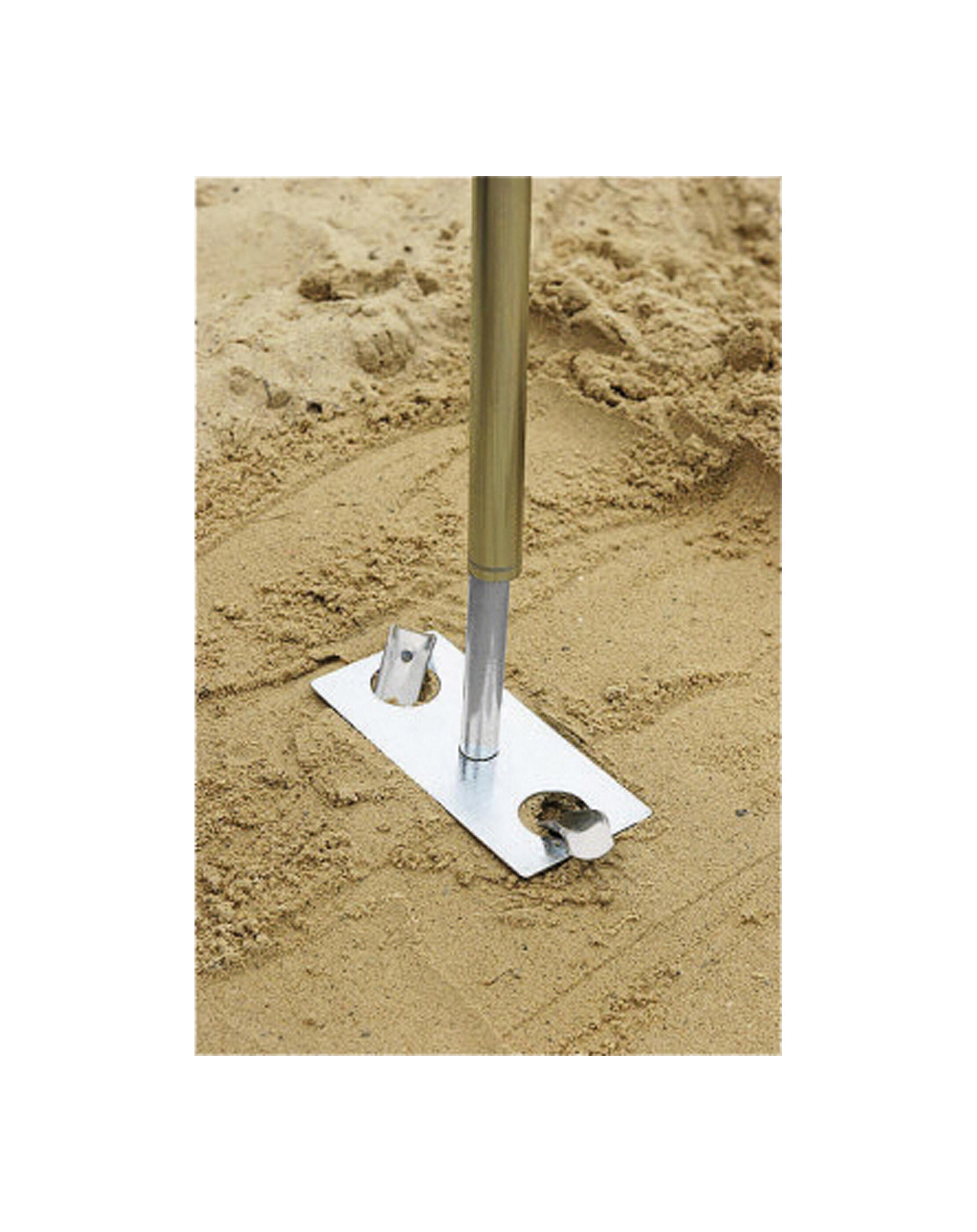 Set di 4 picchetti sabbia per spiaggia Paravento piastra ancoraggio al suolo 5/7