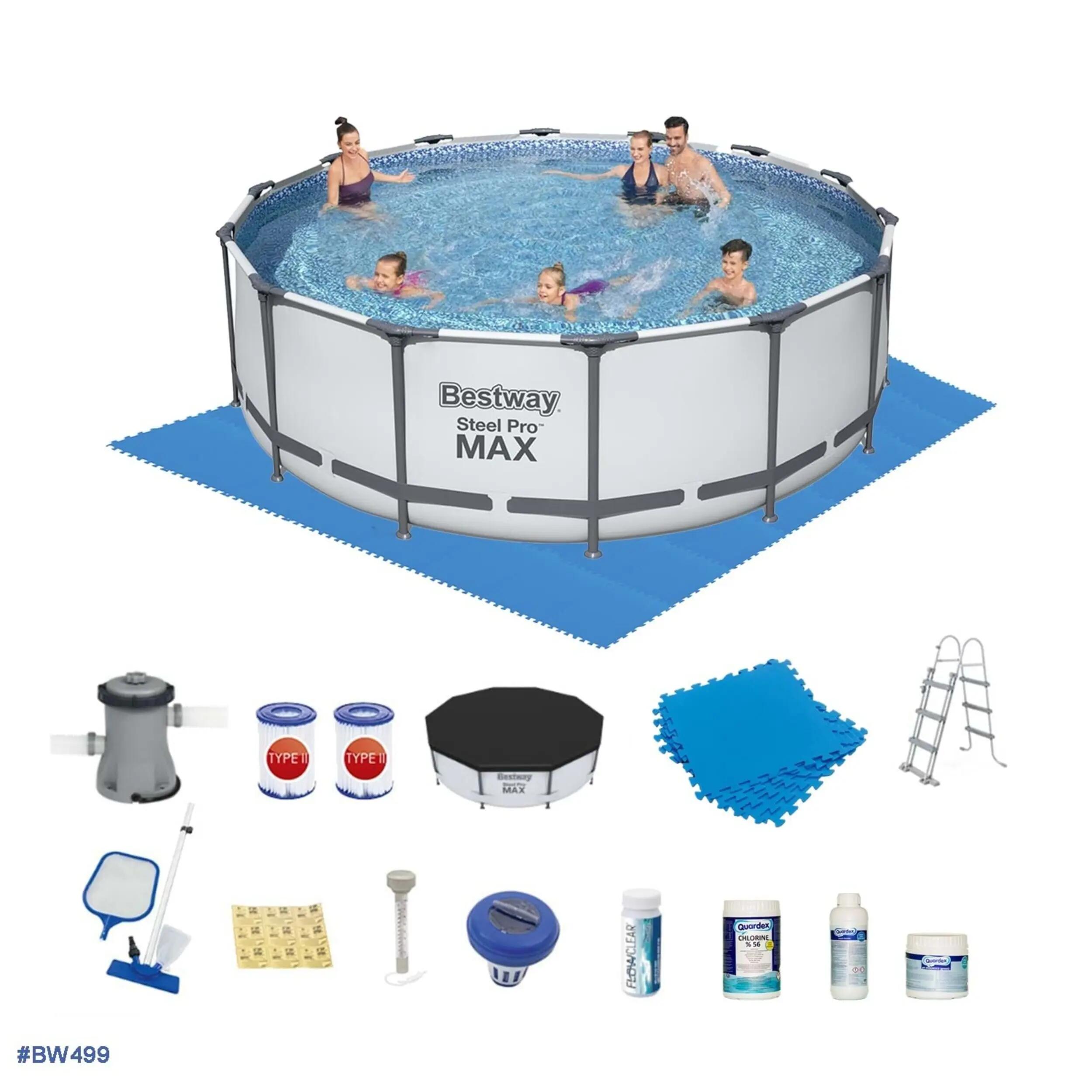 Bestway Prefabrik Havuz Seti 427x122cm BW499 5612X 1/7