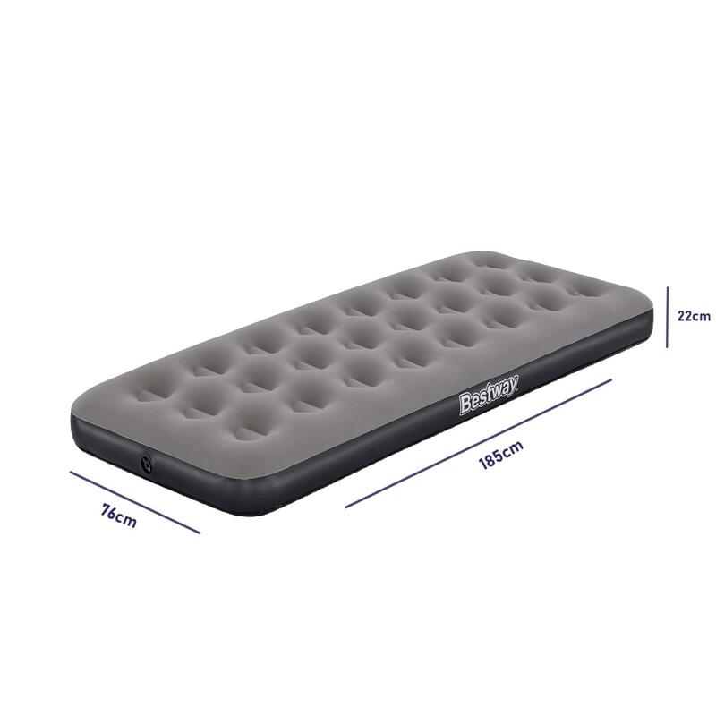 Bestway Single Tek Kişilik Şişme Yatak Kamp Yatağı  + El Pompası Ve Yastık 671gy Bw142