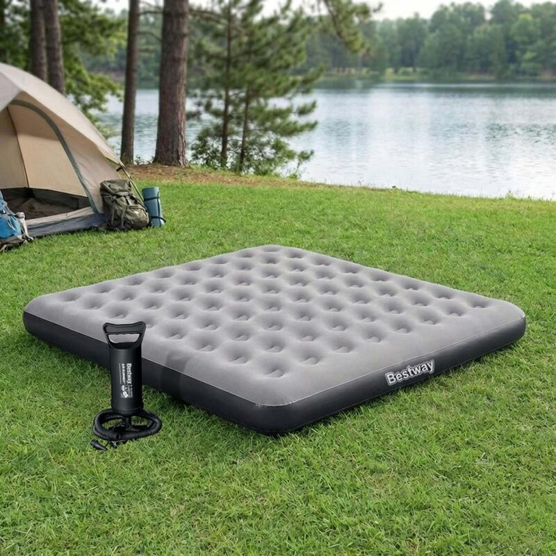 Bestway Ultra King 3 Kişilik Şişme Yatak Ve Manuel El Pompalı 203x183x22cm 671hc Bw148