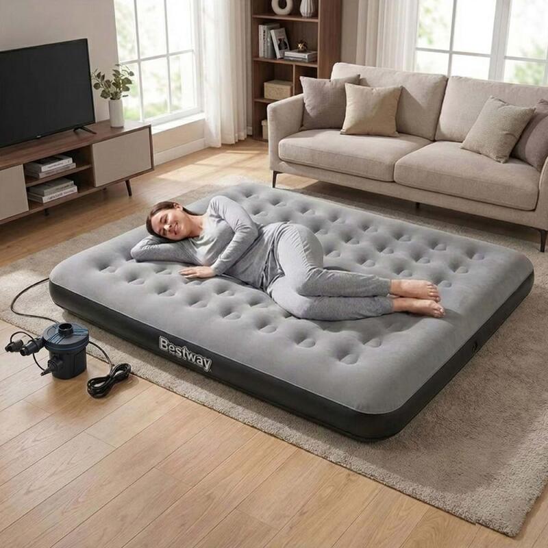 Bestway Ultra King 3 Kişilik Şişme Yatak Ve Elektrikli Pompa 203x183x22cm 671hc Bw147