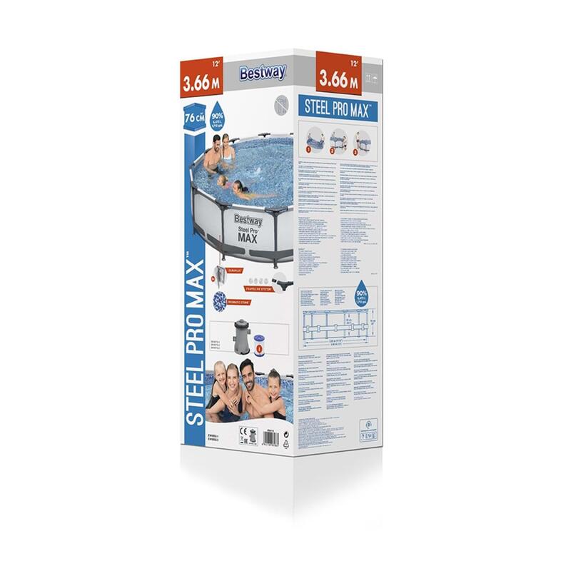 Bestway Prefabrik Gölgelikli Havuz Seti 366 cm x 76 cm BW547 56416