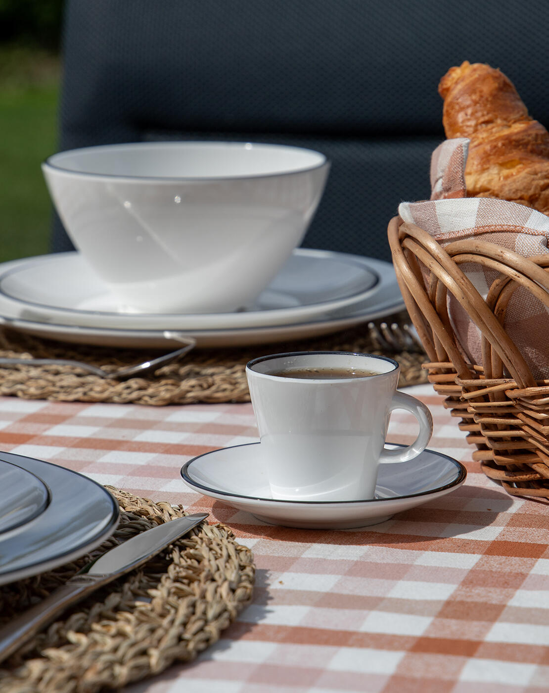 Juego de taza café espresso Linea Camping platillo 3/5