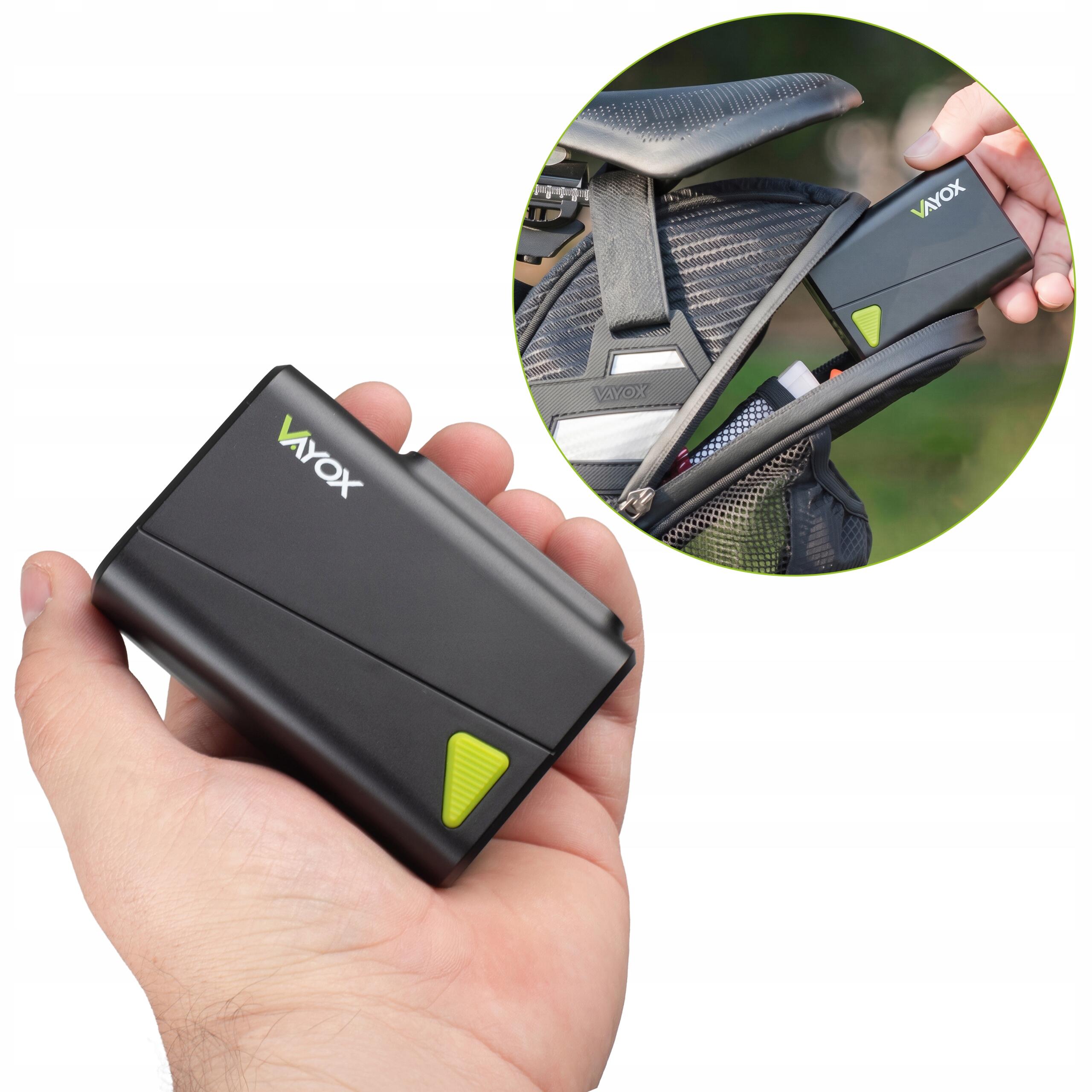 Vayox VA0451 accu fietspomp 1100mAh 10,3BAR compressor 3/8