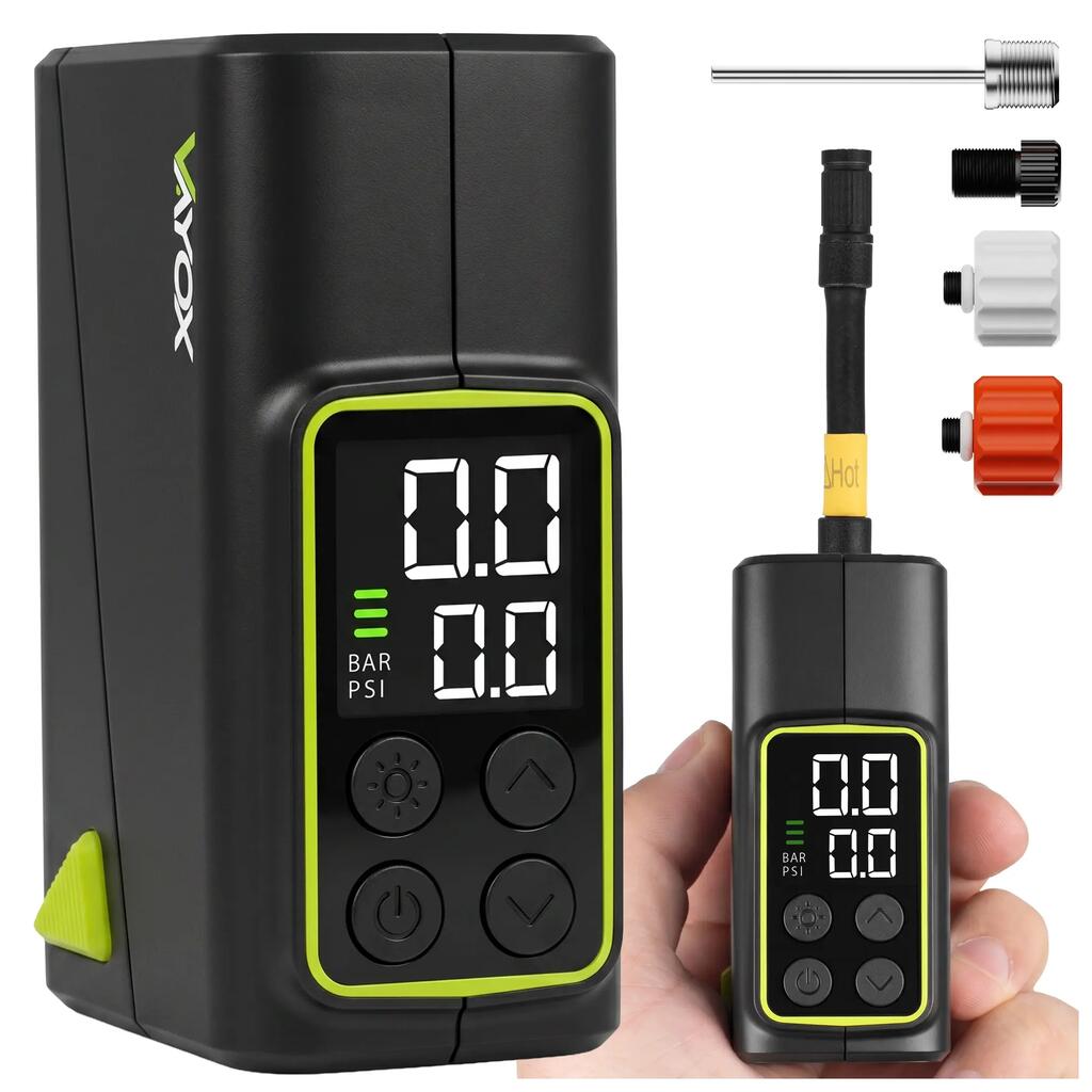 Помпа велосипедна акумулаторна Vayox VA0451 1100mAh 10,3BAR компресор