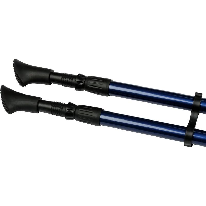 Bețe de mers nordic reglabile 86 - 140 cm - Albastru