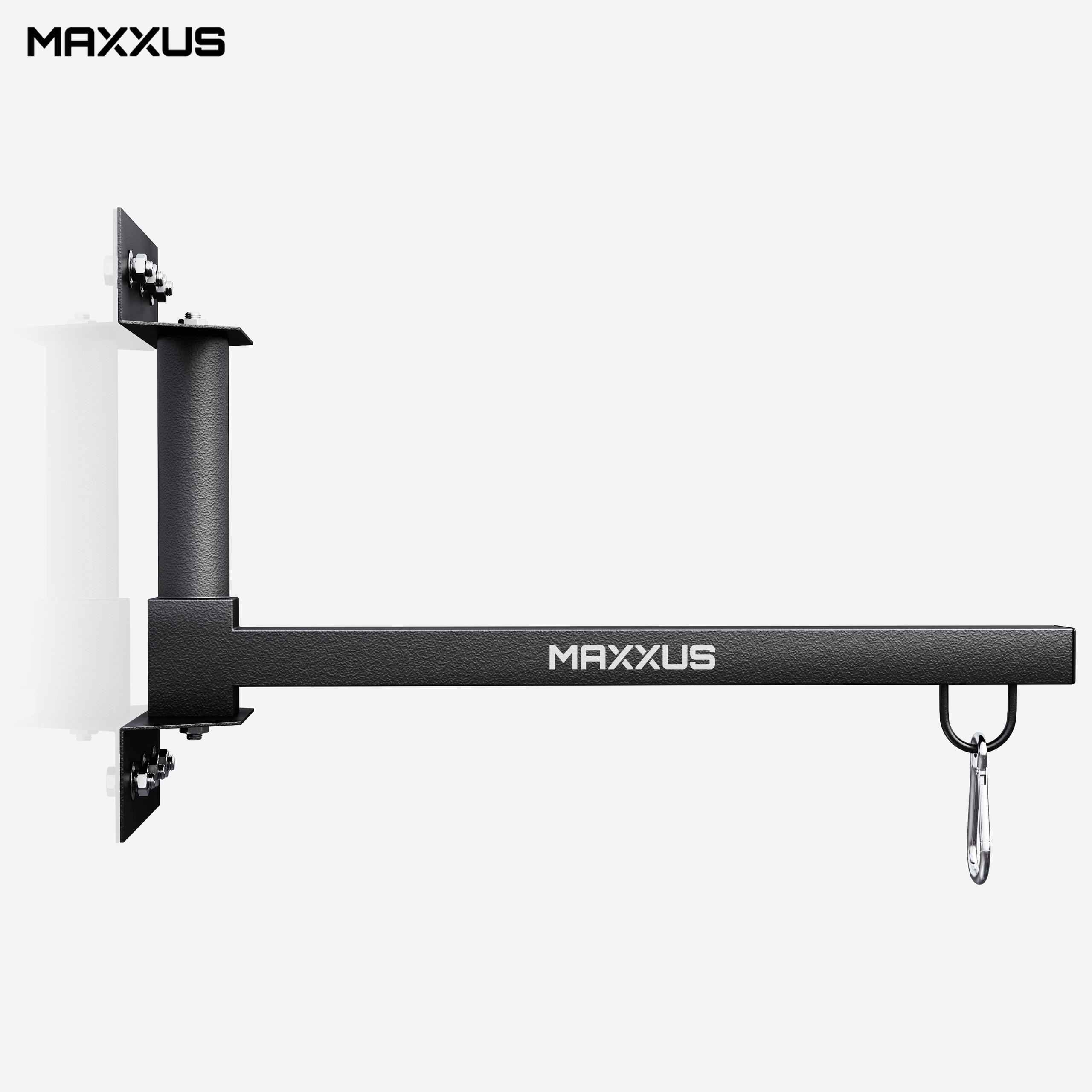 Support mural sac de frappe pliable jusqu’à 75 kg avec mousqueton 5/7