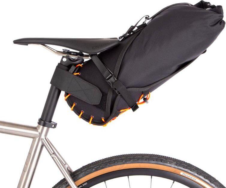 Sacoche de Selle Restrap Saddle Bag 8L Noir Orange 3/5