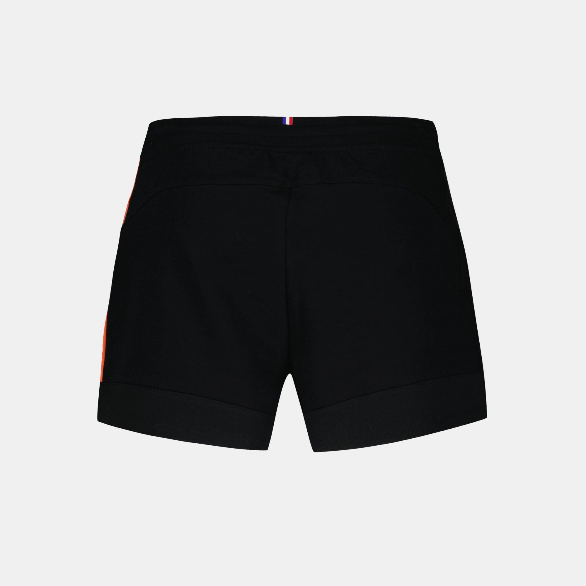 Le Coq Sportif Training N°2 Sportshort voor Heren Zwart/Oranje 3/5