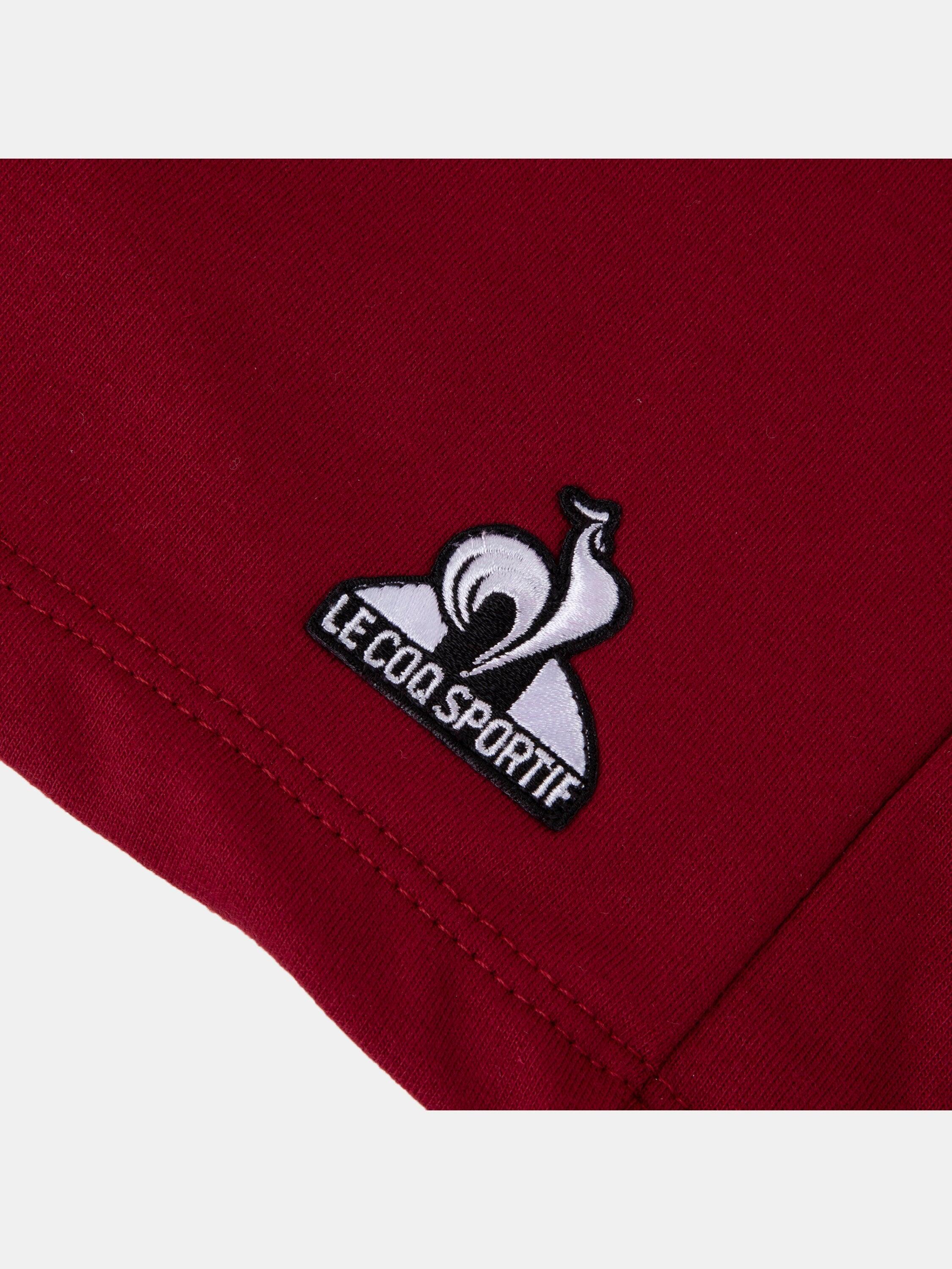 Short Bordeaux Femme Le Coq Sportif Heritage 4/4