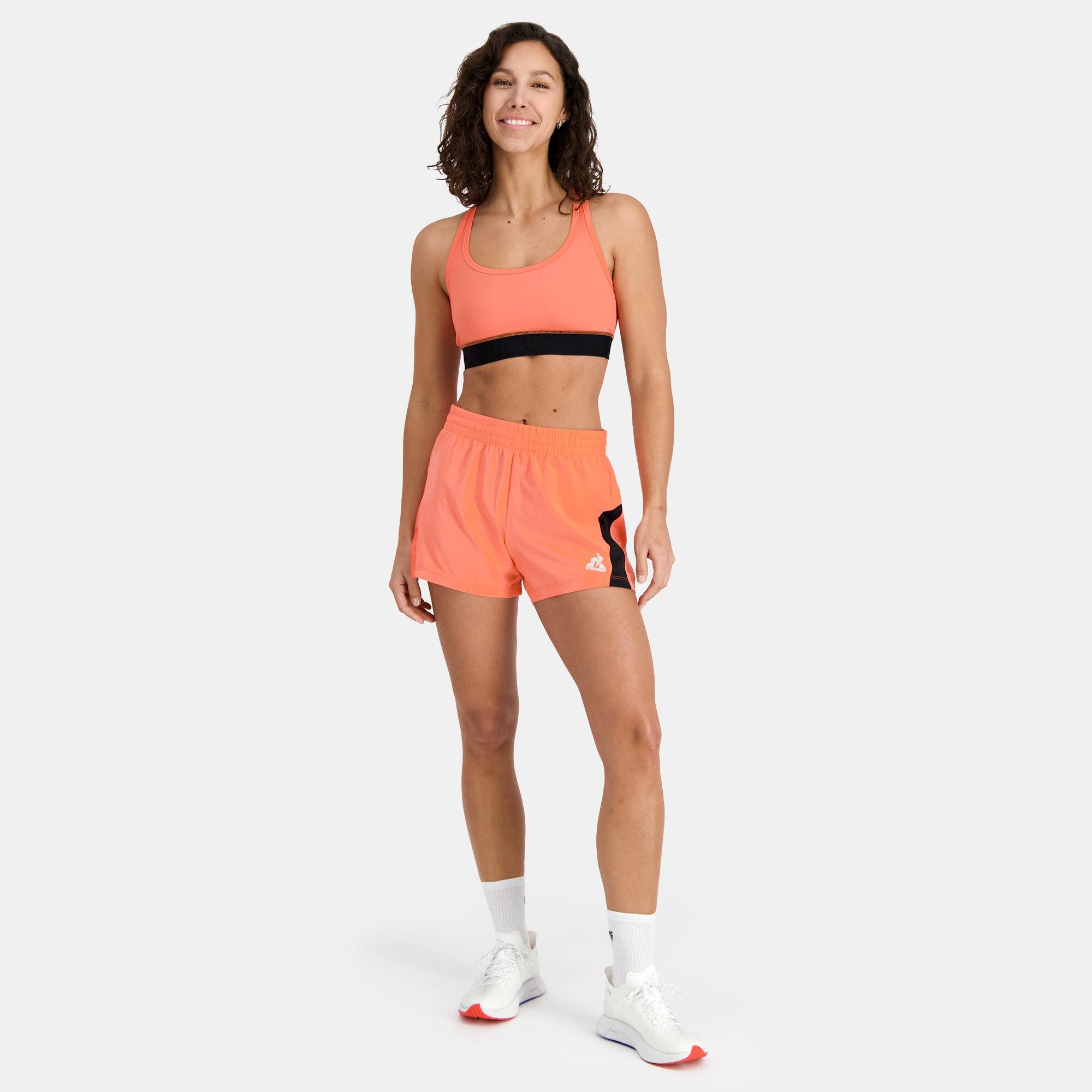 Brassière Orange/Noire Femme Le Coq Sportif Training 3/5