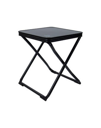 Tabouret + plateau - Pliable - Noir