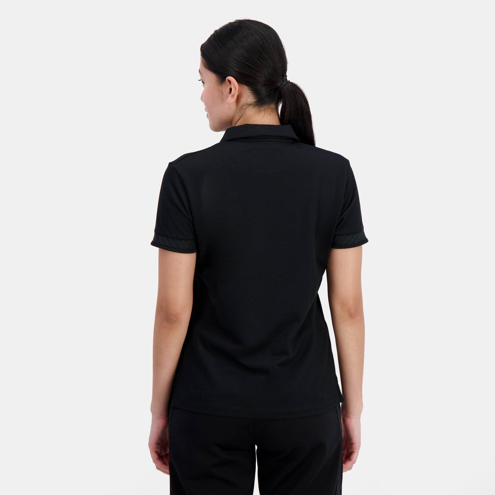 Polo Negro Mujer Le Coq Sportif 4/5