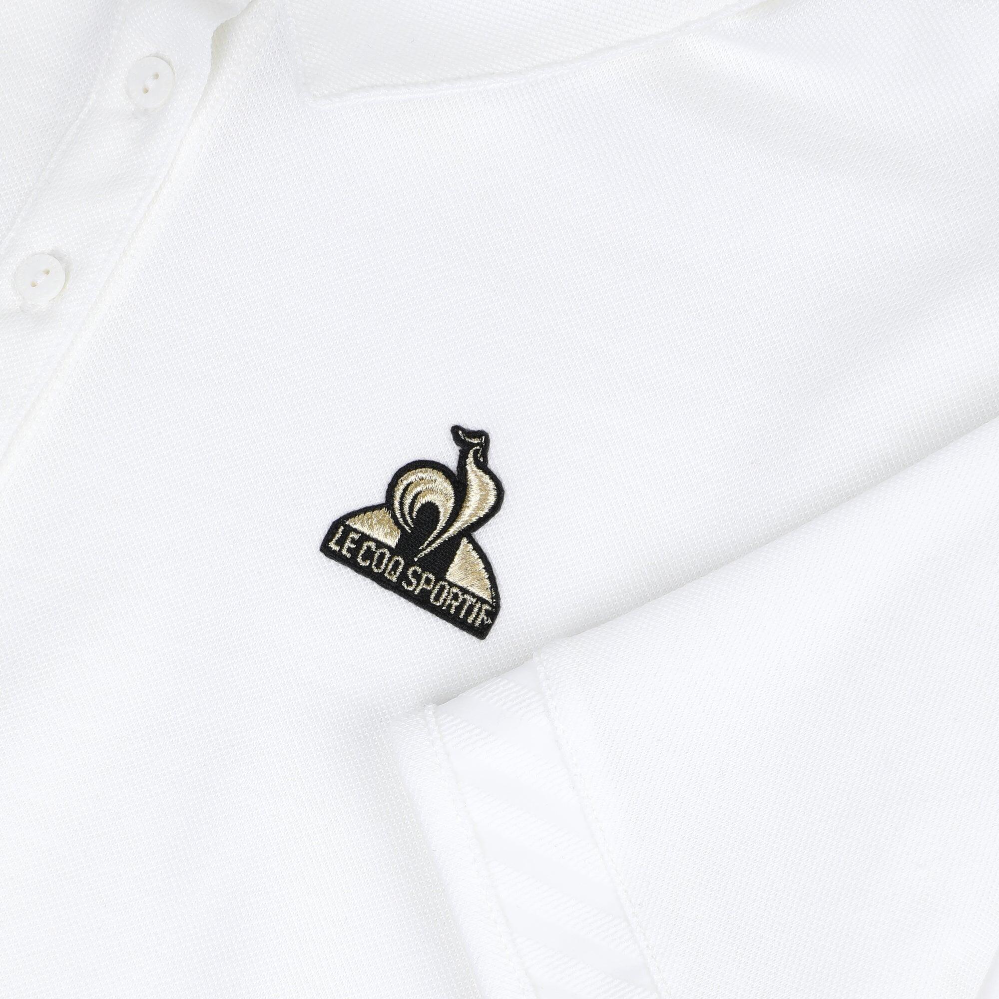 Polo Blanc Femme Le Coq Sportif Marshmallow 4/5