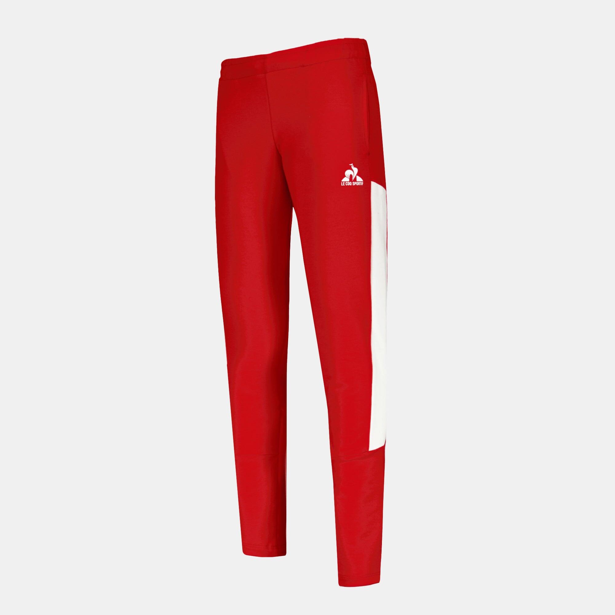 Pantalón Fluido Rojo Niño Le Coq Sportif Electro 3/4