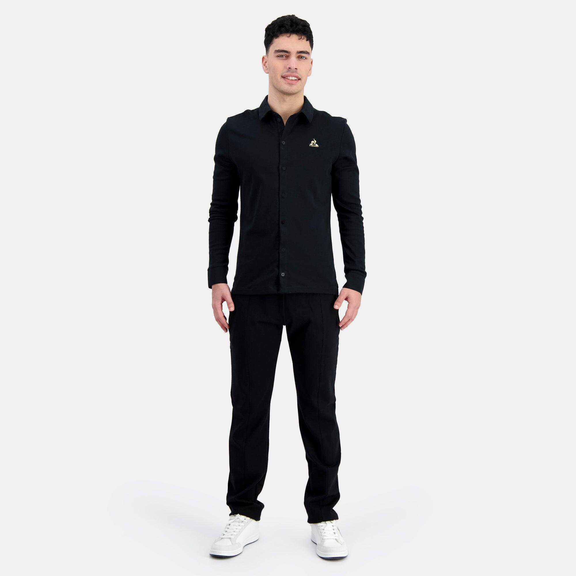 Pantalon Noir Homme Le Coq Sportif D'or 5/5