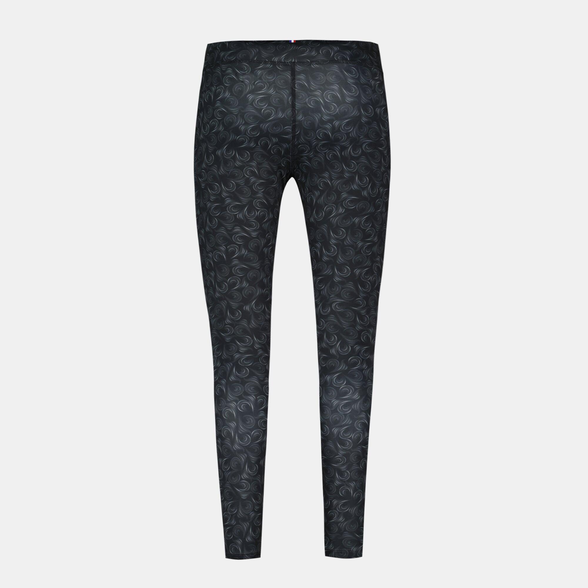 Leggings de Entrenamiento Le Coq Sportif N°4 para Mujer Negro/Gris 3/5