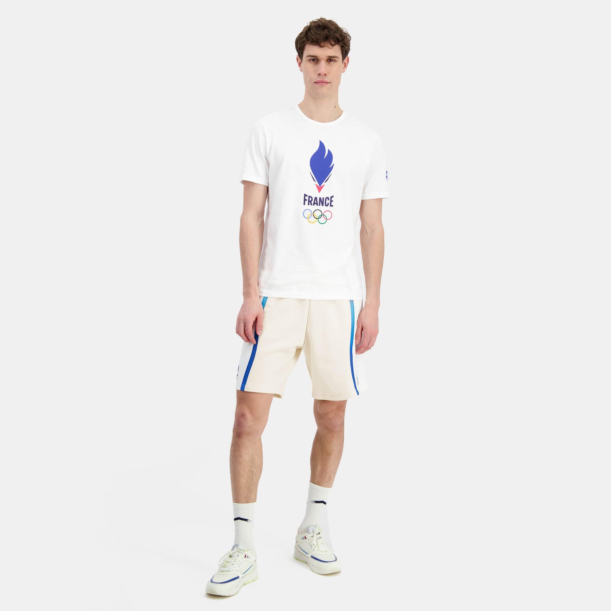 Short Efro Le Coq Sportif para Hombre Crudo 5/5
