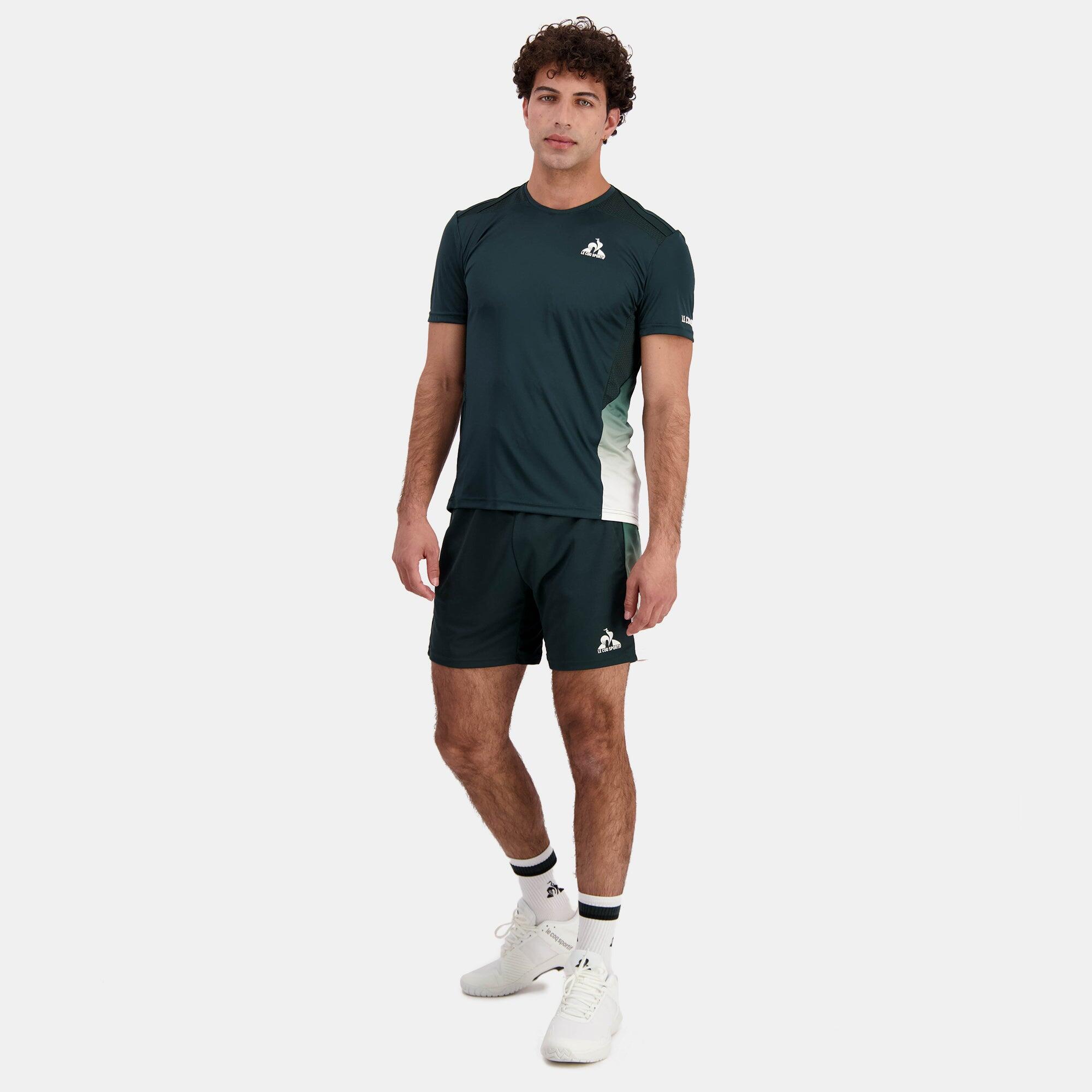 Le Coq Sportif Tennis Pro N°2 Herren Sportshorts Grün 5/5